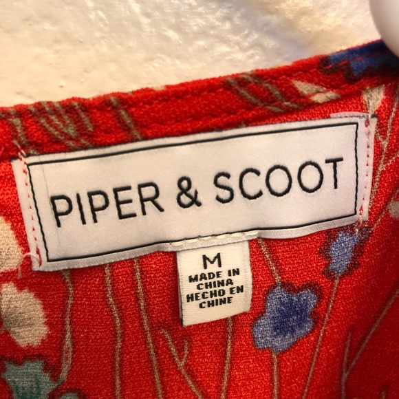 Piper and Scoot Morgan Floral Ruffle Dress - Picture 3 of 4